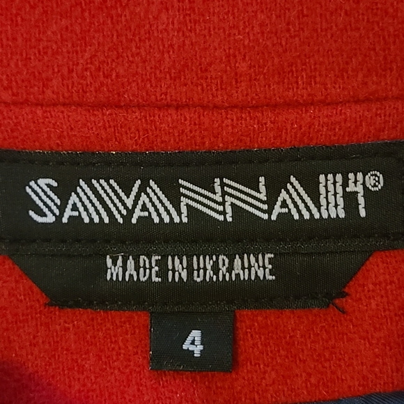 Vintage 90s Red Wool Jacket - Picture 9 of 9